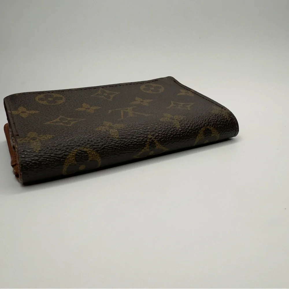 Louis Vuitton Brown Monogram French Purse Wallet Gold | Women’s | Used |